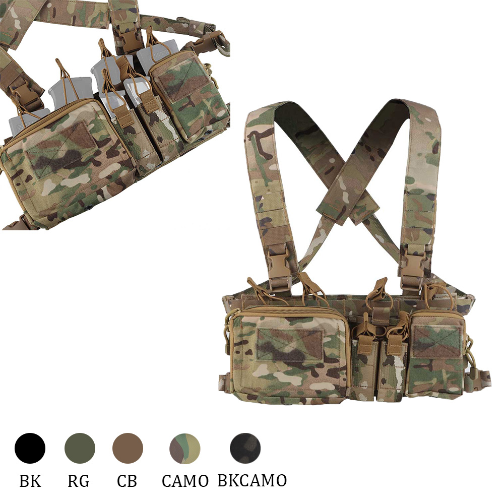 Heavy Equipment Attachments - OphidiaTac D3CRH チェストマウントベスト装備 拡張エアソフトベストアクセサリー ヘビーデューティーエアソフトハンティング装備