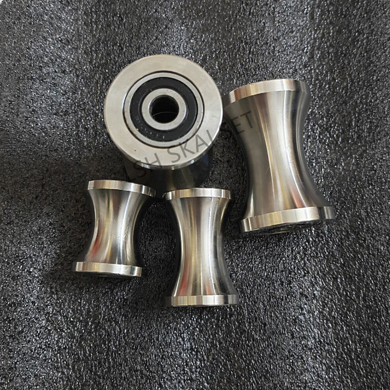 Heavy Equipment Guide - 1PC U 字型トラックローラーヘビーデューティステンレス鋼プーリー機械装置サイレントベアリングホイールハードウェアツールトラックホイール