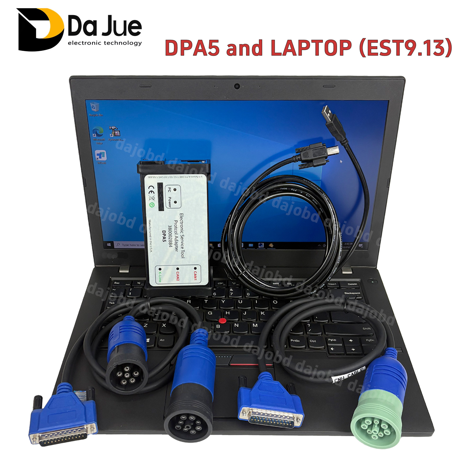 Heavy Equipment Software - DPA5大型トラックスキャナー、コンピューターとソフトウェアest9.13搭載、トレーラーホイールローダー、掘削機に適しています