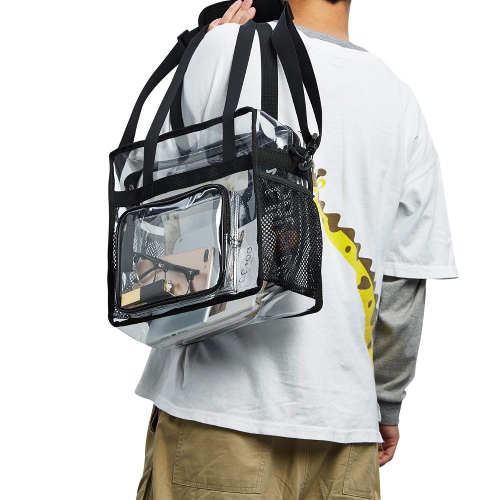 クリアトートバッグ ヘビーデューティー プラスチック製 透明 - Heavy Equipment Bucket のレビューと価格