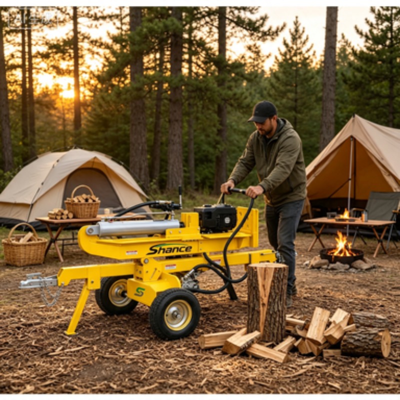 電動油圧式薪割り機 35トン ヘビーデューティー木材切断機  - Heavy Equipment Processor のレビューと価格