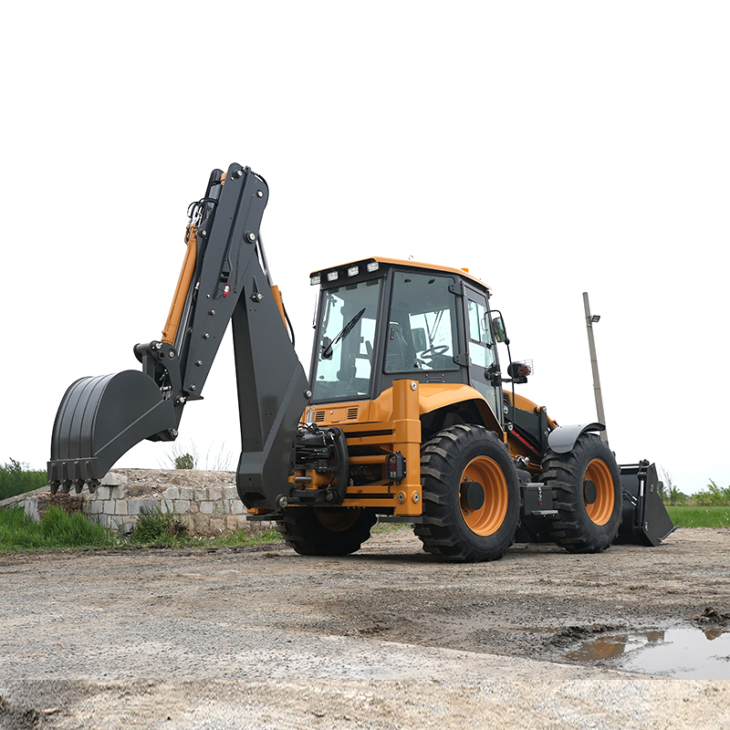 深掘り機能搭載一体型計器盤 ロック掘削バックホーローダー 輸 - Tractor Backhoe のレビューと価格