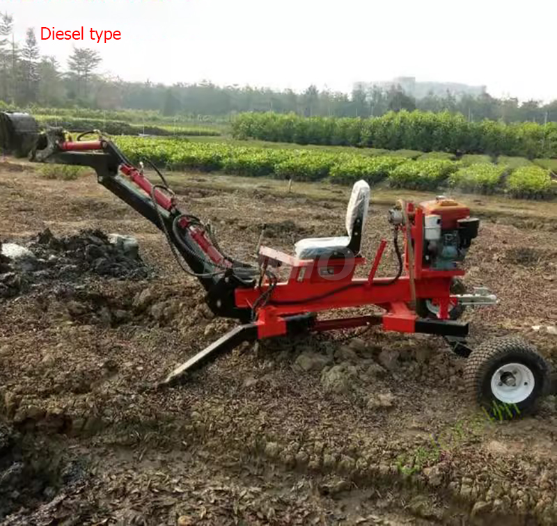 格安小型果樹園掘削機ミニディガースパイダー牽引式バックホー掘 - Tractor Backhoe のレビューと価格