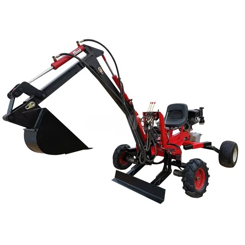 格安小型果樹園掘削機ミニディガースパイダー牽引式バックホー掘 - Tractor Backhoe のレビューと価格