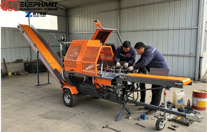 45T薪割り機 PTO油圧式ログスプリッター ログリフター搭 - Heavy Equipment Processor のレビューと価格
