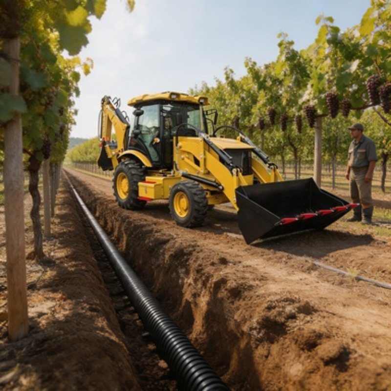 3トン バックホーローダー 4x4 掘削機トラクター フロン - Tractor Backhoe のレビューと価格