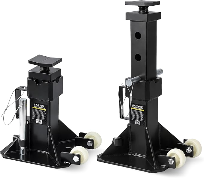 22トンジャッキスタンド、ヘビーデューティーピンタイプの車用 - Heavy Equipment Jack Stands のレビューと価格
