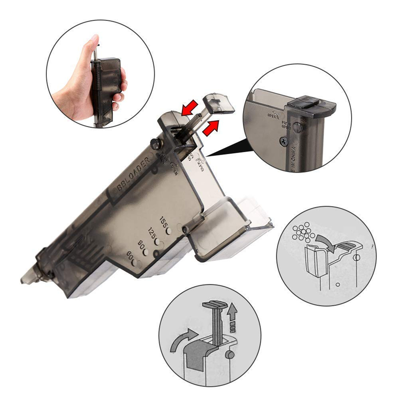 エアガンプラスチック BB スピードローダー 100/220 - Heavy Equipment Loader のレビューと価格