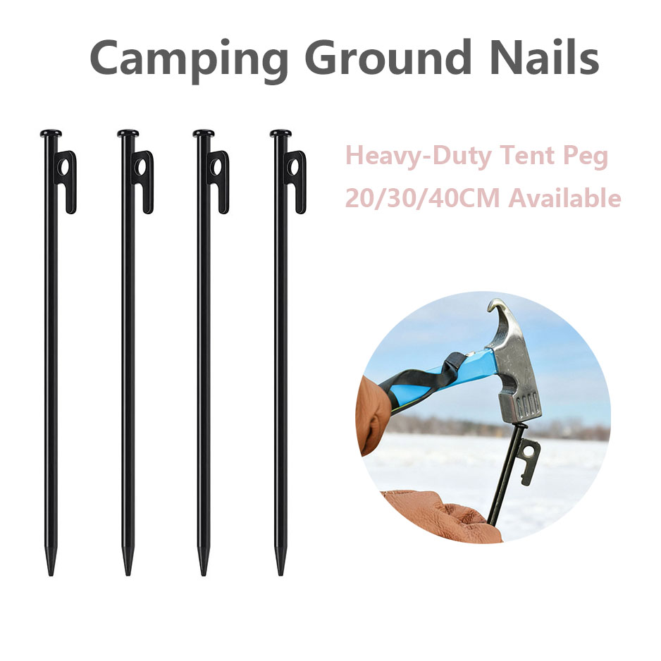 キャンプ用テントペグ、グラウンドネイル、ペグ、ハイキング、キ - Heavy Equipment Attachments のレビューと価格