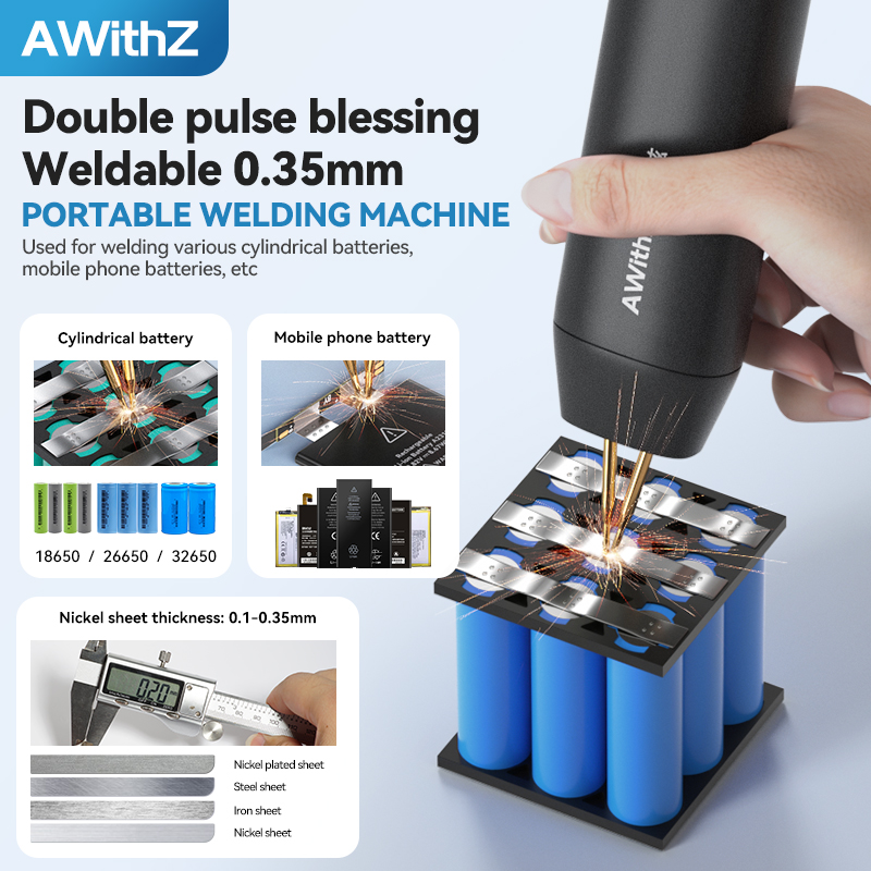 Awithz ポータブルバッテリースポット溶接機 DIY ミ - Portable Welding Generator のレビューと価格
