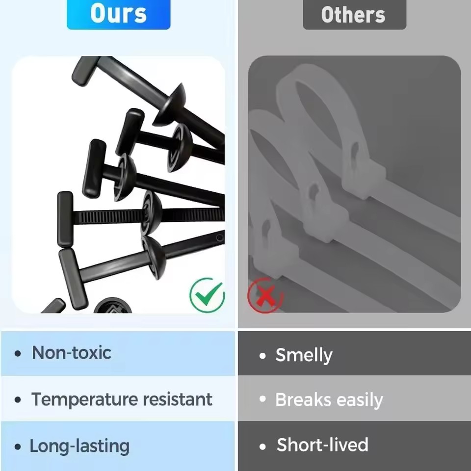 ナイロン製ユニバーサルケーブルタイバックル - ピン＆ボタン - Heavy Equipment Bucket のレビューと価格