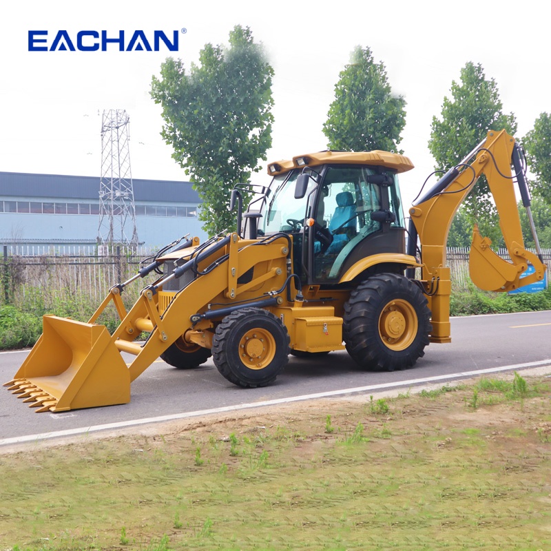 EACHANディーゼル4輪バックホーローダー農場用バックホー - Tractor Backhoe のレビューと価格
